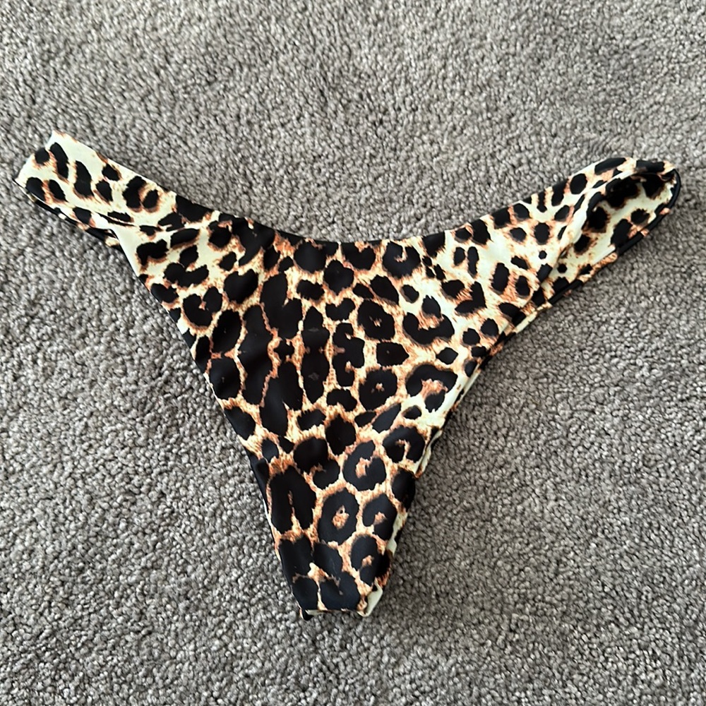 Cheetah Print Bikini Bottom - Picture 2 of 2